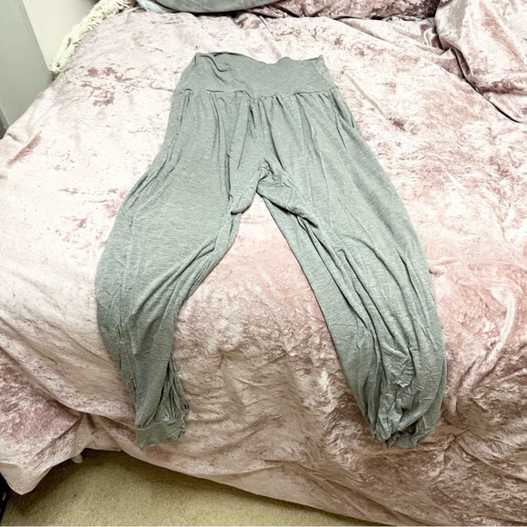 Ododos white gray ultra soft boho hippie beach pants - Picture 1 of 6